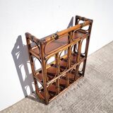 Rattan shelf