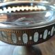 Copper and glass fruit bowl or compote dish Art Deco