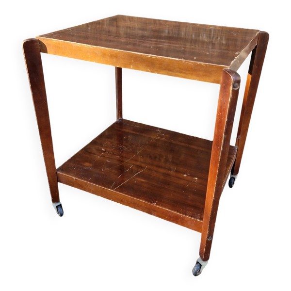 Desserte en bois, années 60