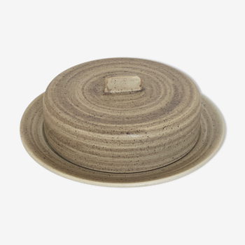 Dish with Bell in speckled sandstone
