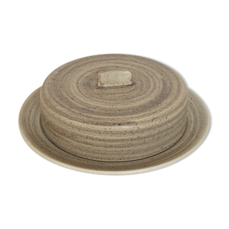 Dish with Bell in speckled sandstone