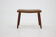 1960s leather stool, denmark