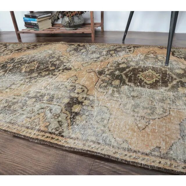 1970s Turkish hand-knotted runner rug 83x375