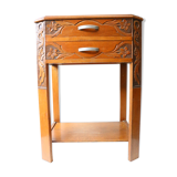 Art deco floral carved healing, 1920s