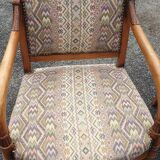 Pair of restoration style armchairs