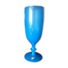 Blue opaline vase