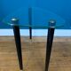Table basse d'appoint en verre
