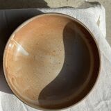 11 assiettes creuses artisanales vintage en grès mat