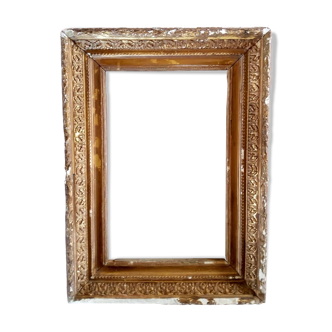 Golden frame with 19th century keys 62x45