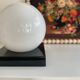 Vintage globe wall sconce