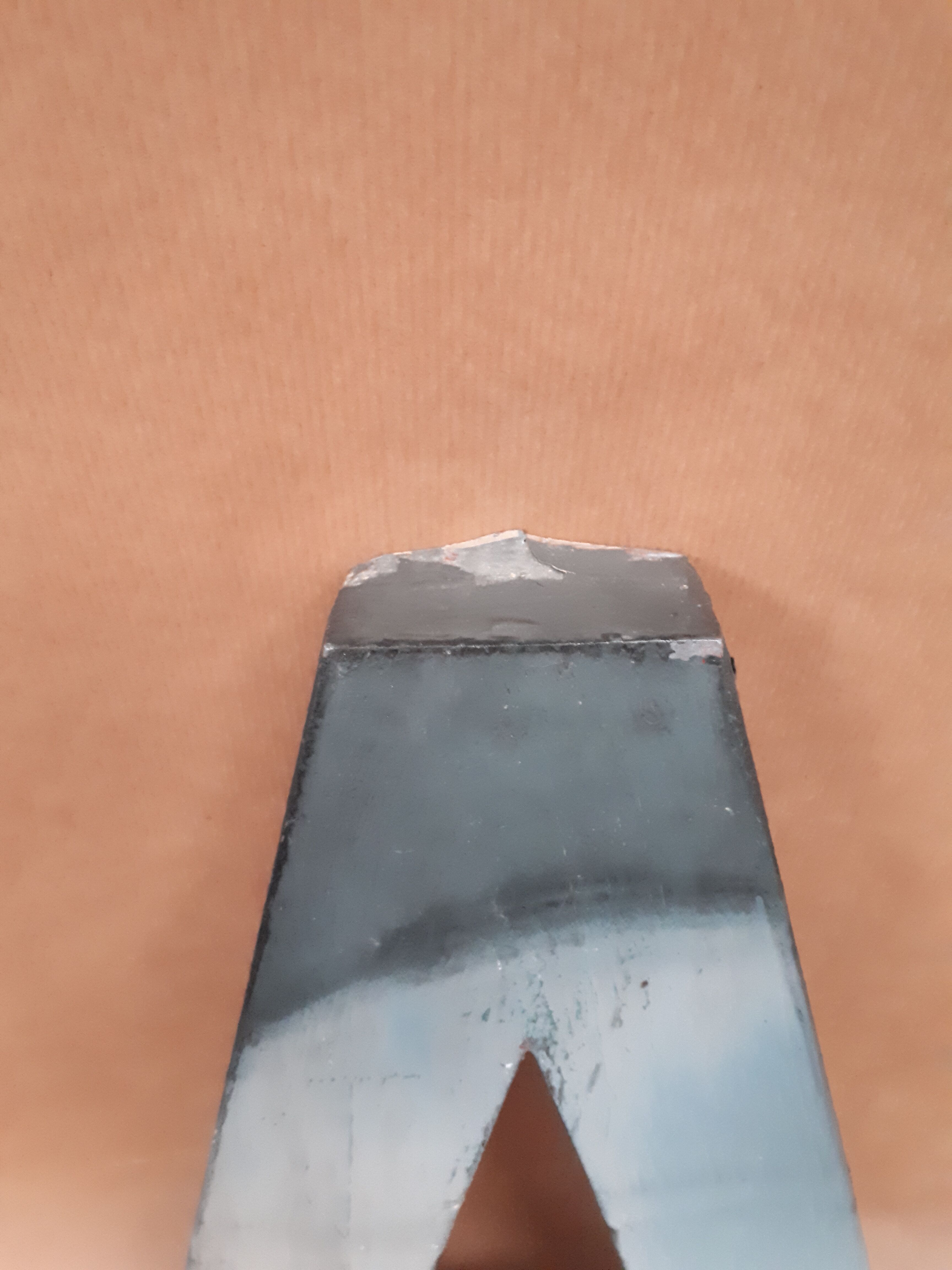 Letter of sign A vintage metal 1950-1960