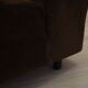 Brown armchair, Italian design, 1970s, made in Italy