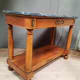 Empire console with columns