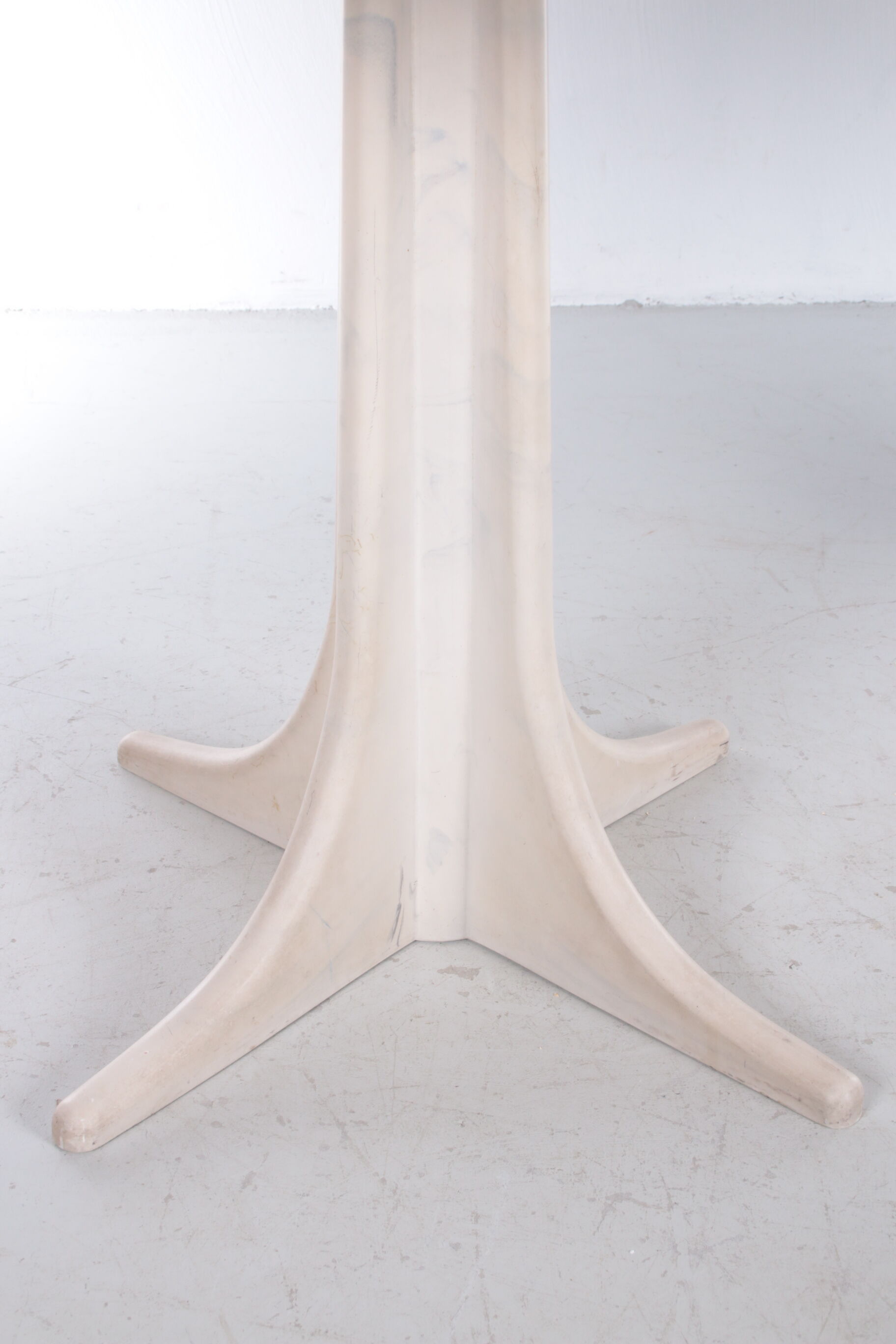 1970s Marble Dining Table on Two Marble x Feet, Germany