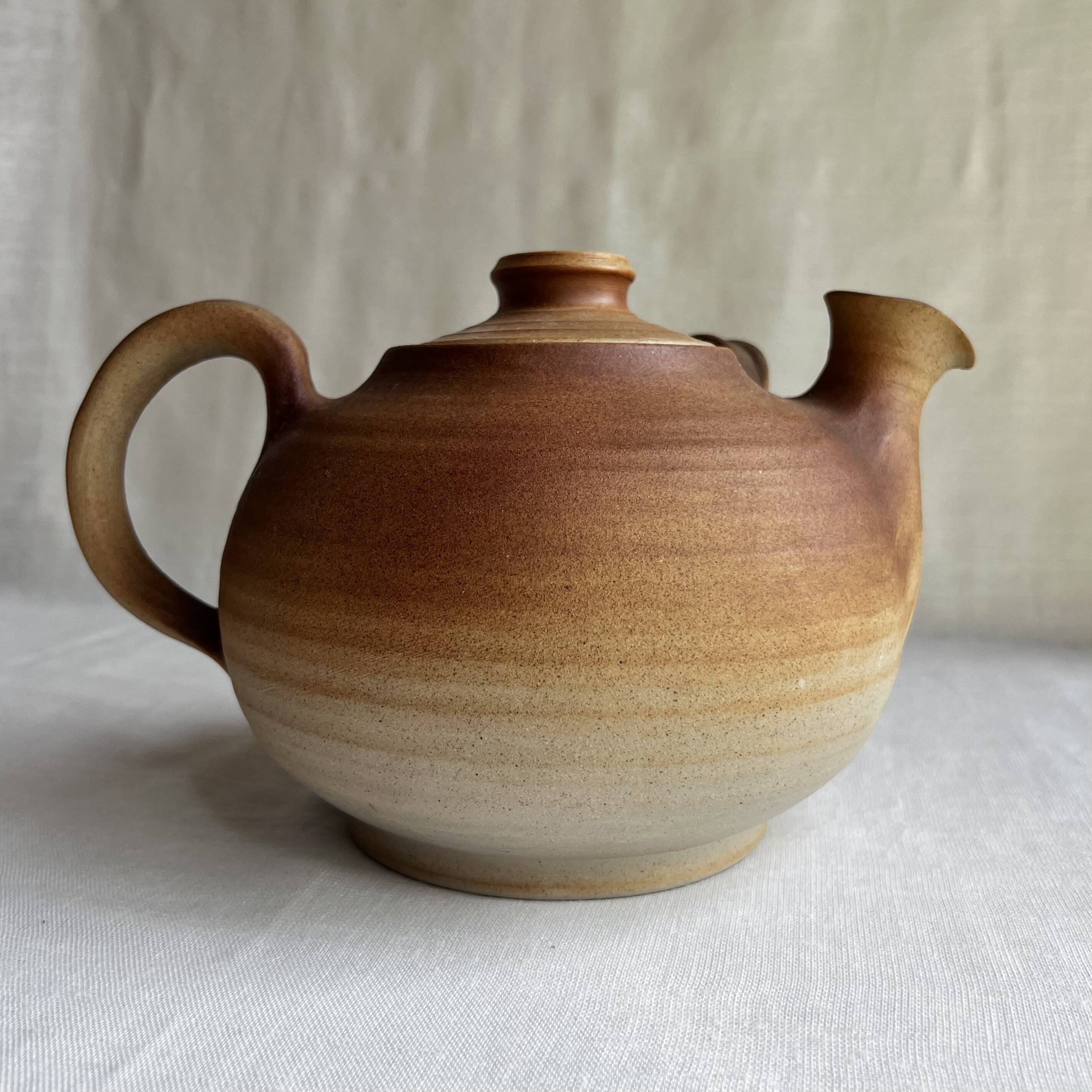 Large Stoneware Teapot Karlslunde Ceramics, Denmark – 1970