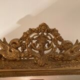 Golden mirror 1900s 73x110cm