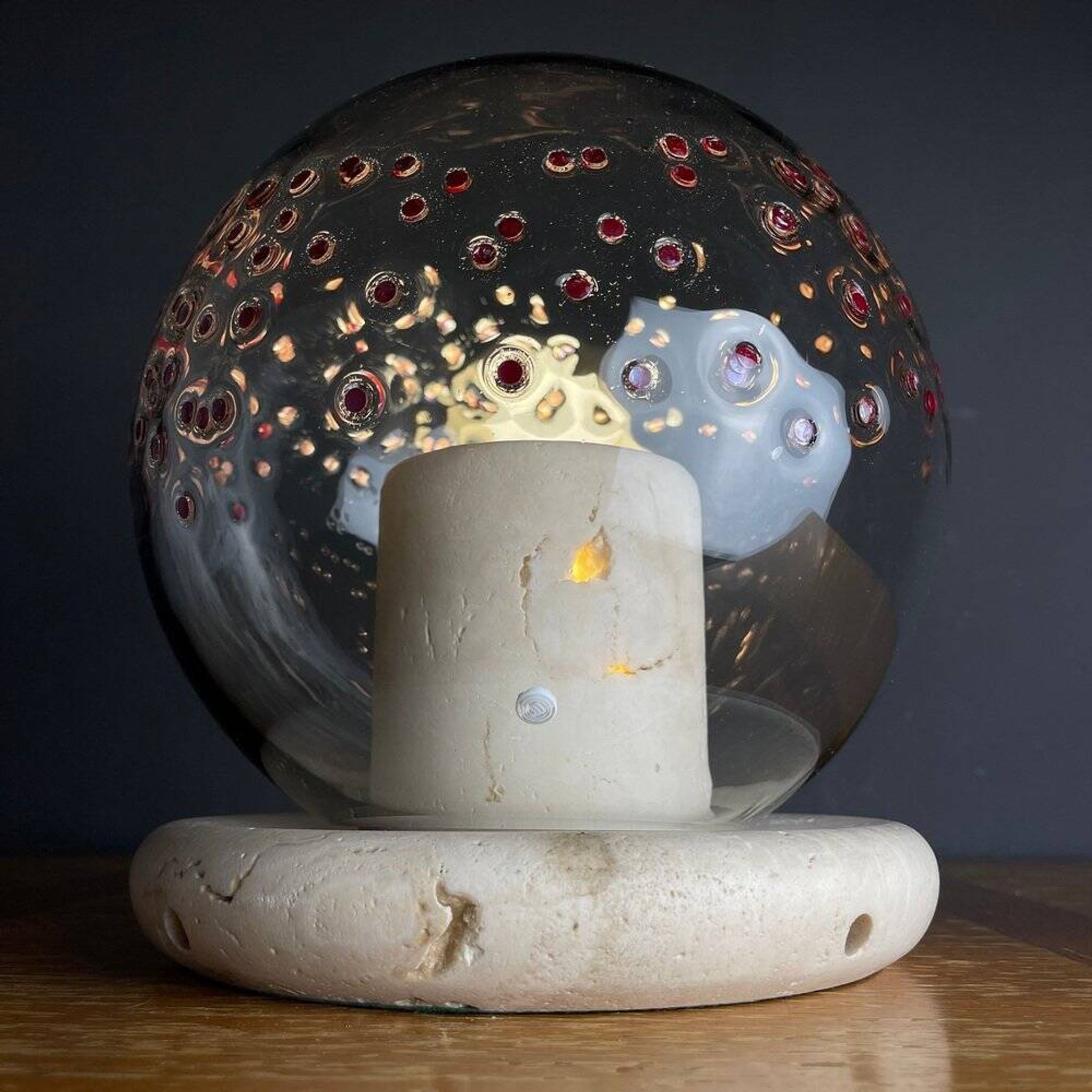 Murano glass table lamp by La Murrina, Italy, 1970s
