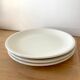 3 assiettes plates beiges Bauscher Weiden