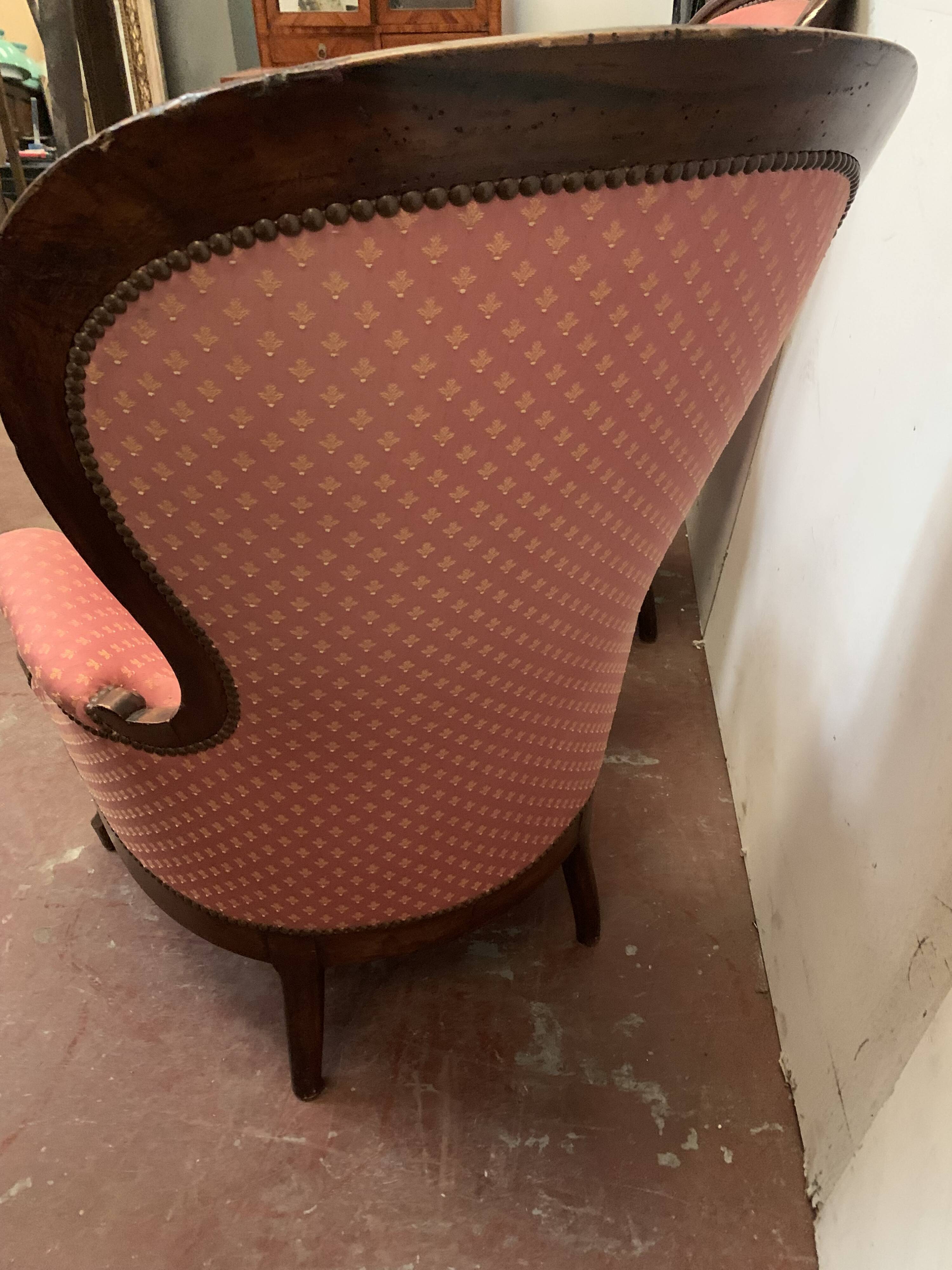 Paire de fauteuils Louis Philippe en acajou XIX siècle