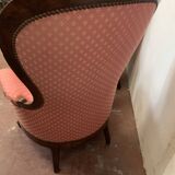 Paire de fauteuils Louis Philippe en acajou XIX siècle