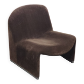 Alky Lounge Chair by Giancarlo Piretti for Anonima Casteli (brown corduroy)