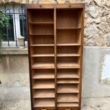 Filing cabinet with double curtains