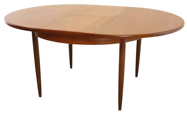 vintage G-Plan ronde eetkamertafel 'Burnstones'