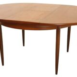 vintage G-Plan ronde eetkamertafel 'Burnstones'
