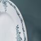 Set of 10 flat plates numbered terre de fer xixème st amand