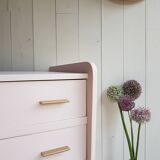 Renovated large format vintage chest of drawers