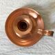 Lecellier Villedieu copper thumbscrew candle holder
