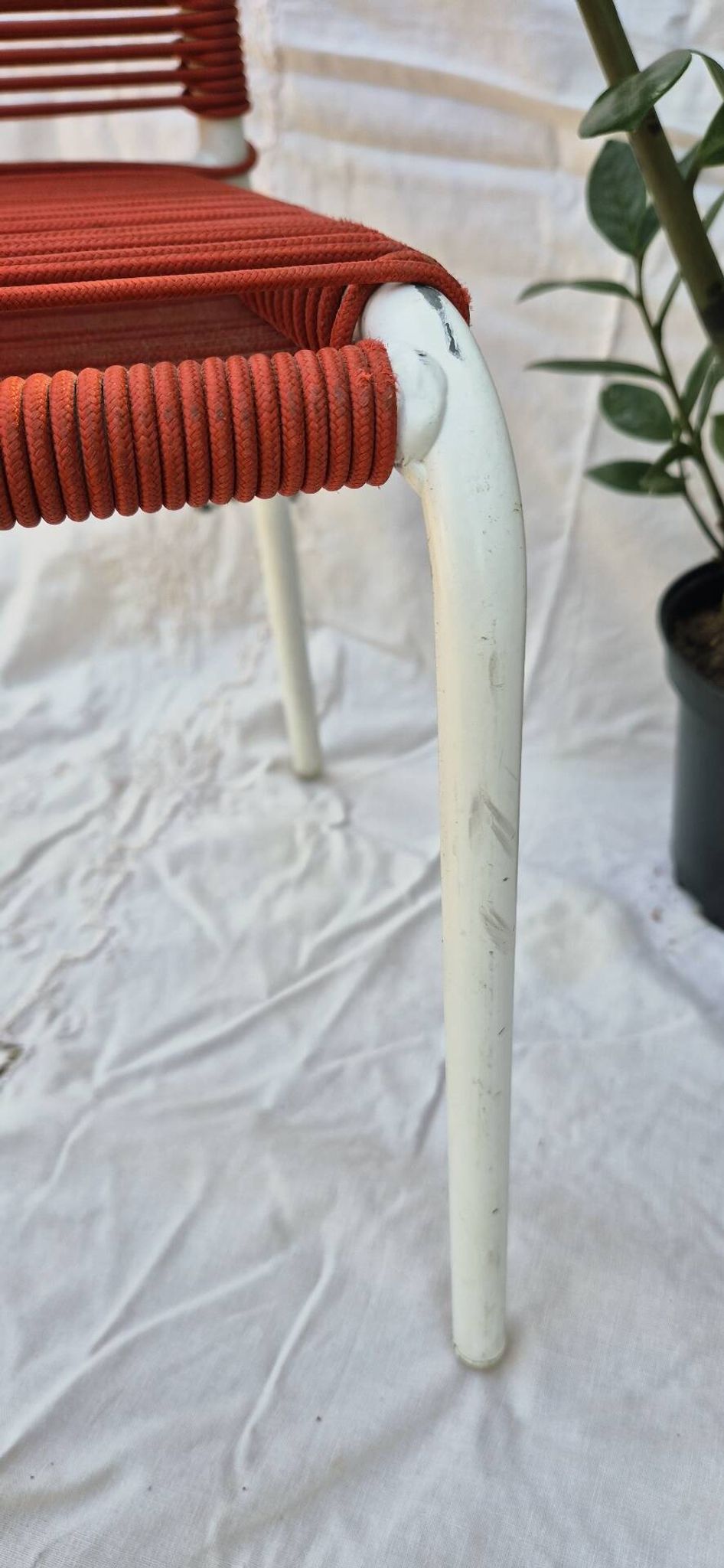 2 chaises enfant scoubidou - années 50
