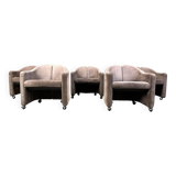 PS142 Easy Chairs by Eugenio Gerli for Tecno, 1970s - set of 5