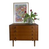 Scandinavian teak chest of drawers