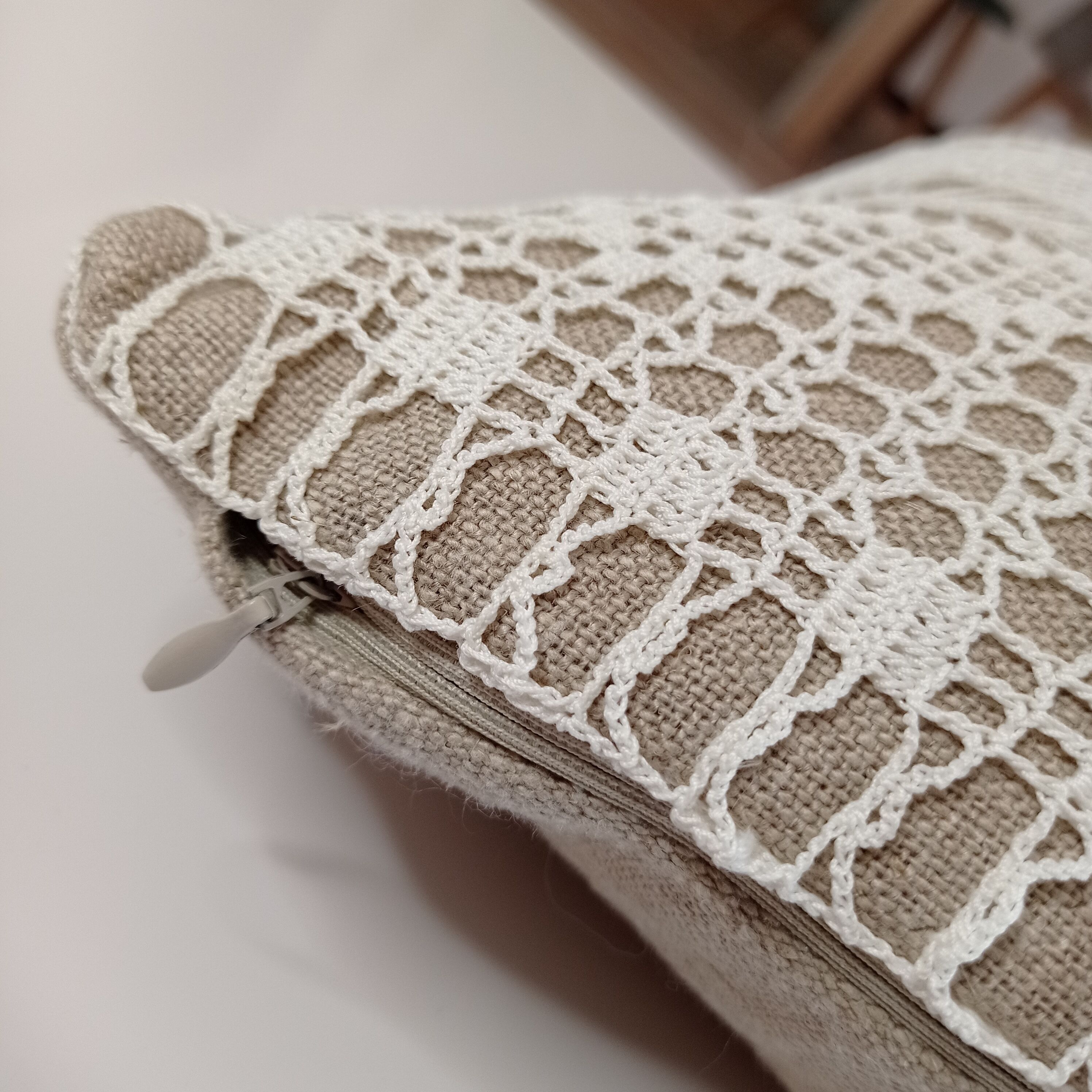 Coussin crochet