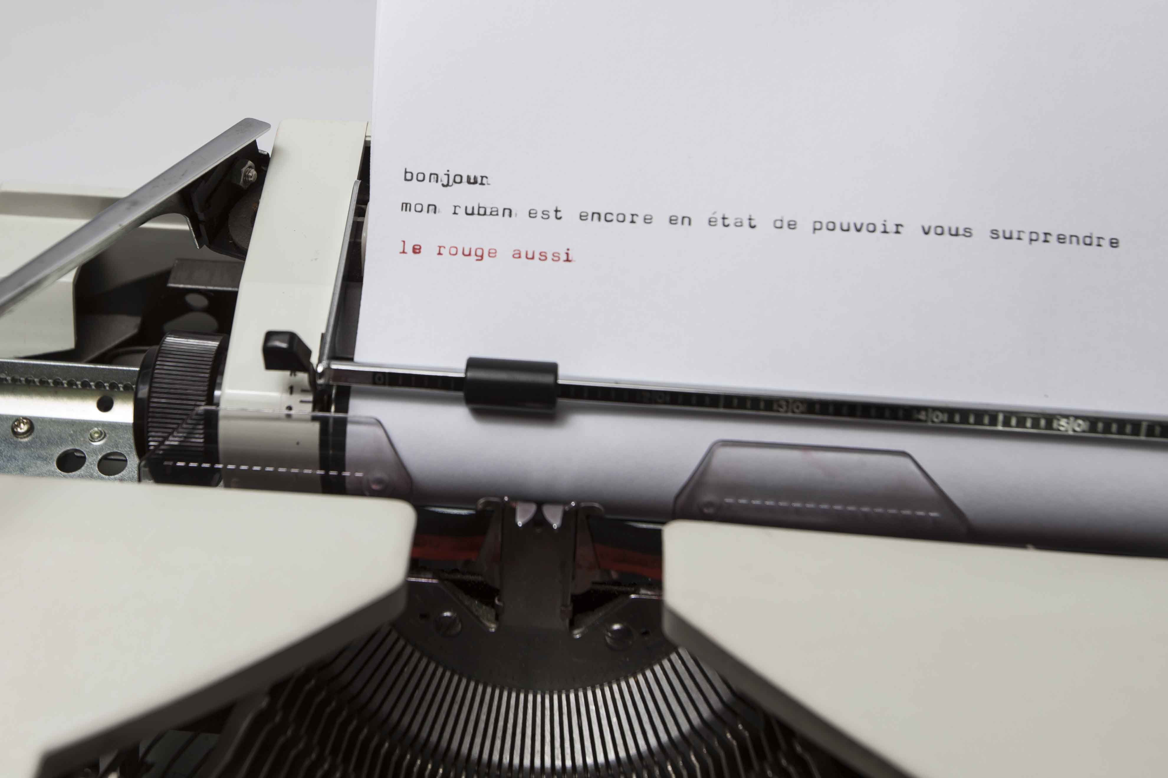 Machine à écrire Hermès 305 révisée