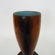 Lampe de table en bois Italie Années 70