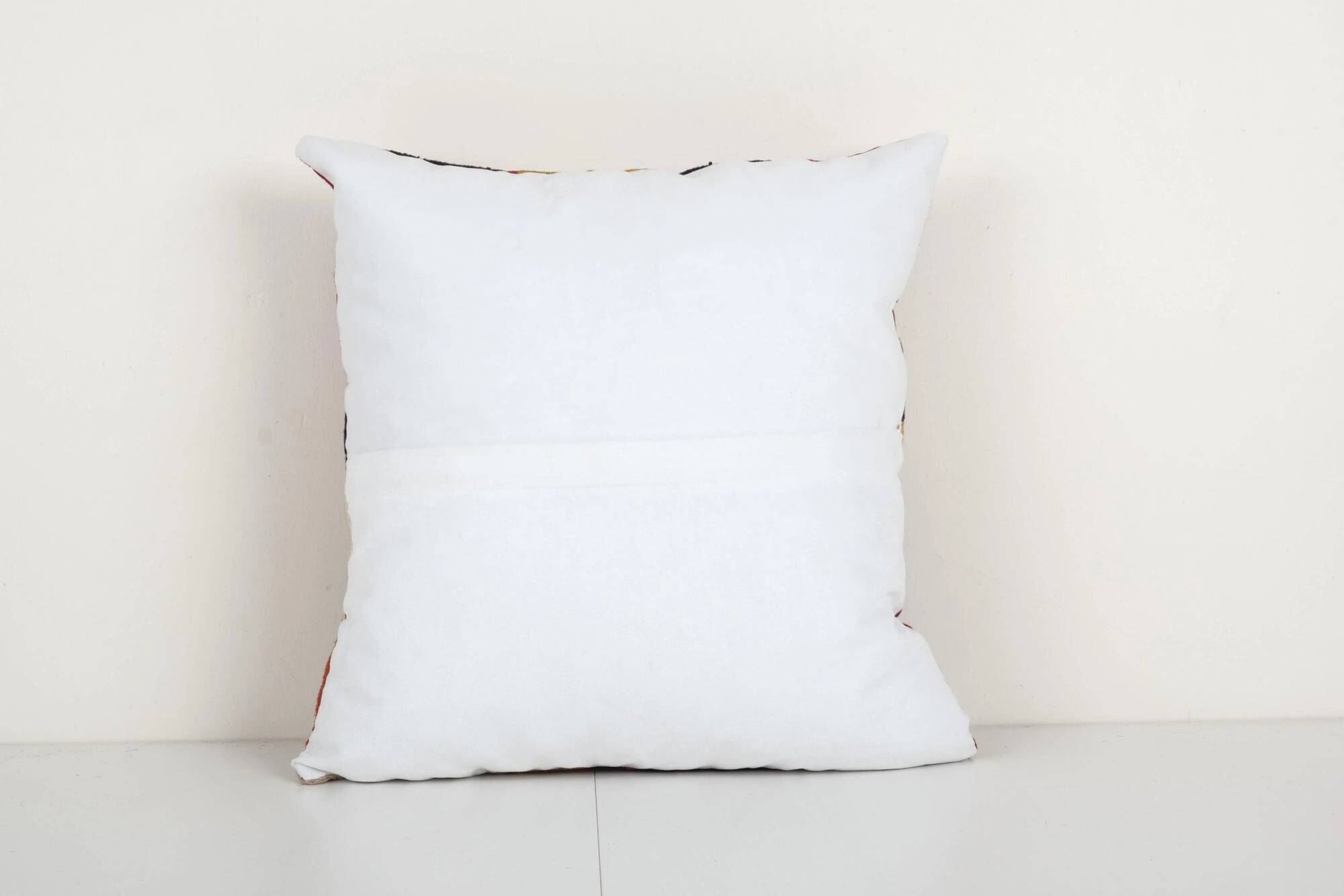 Vintage embroidered cushion cover 43x46 cm