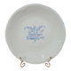 Assiette ancienne Gien décor bleu – panier fleuri – 24 cm