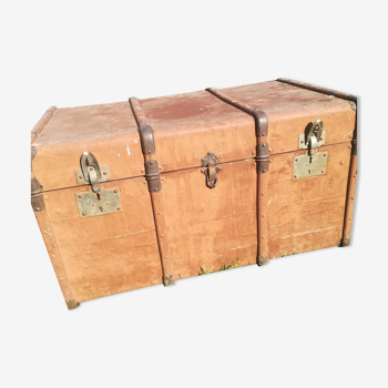 Antique travel trunk