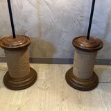 Pair of floor lamps
