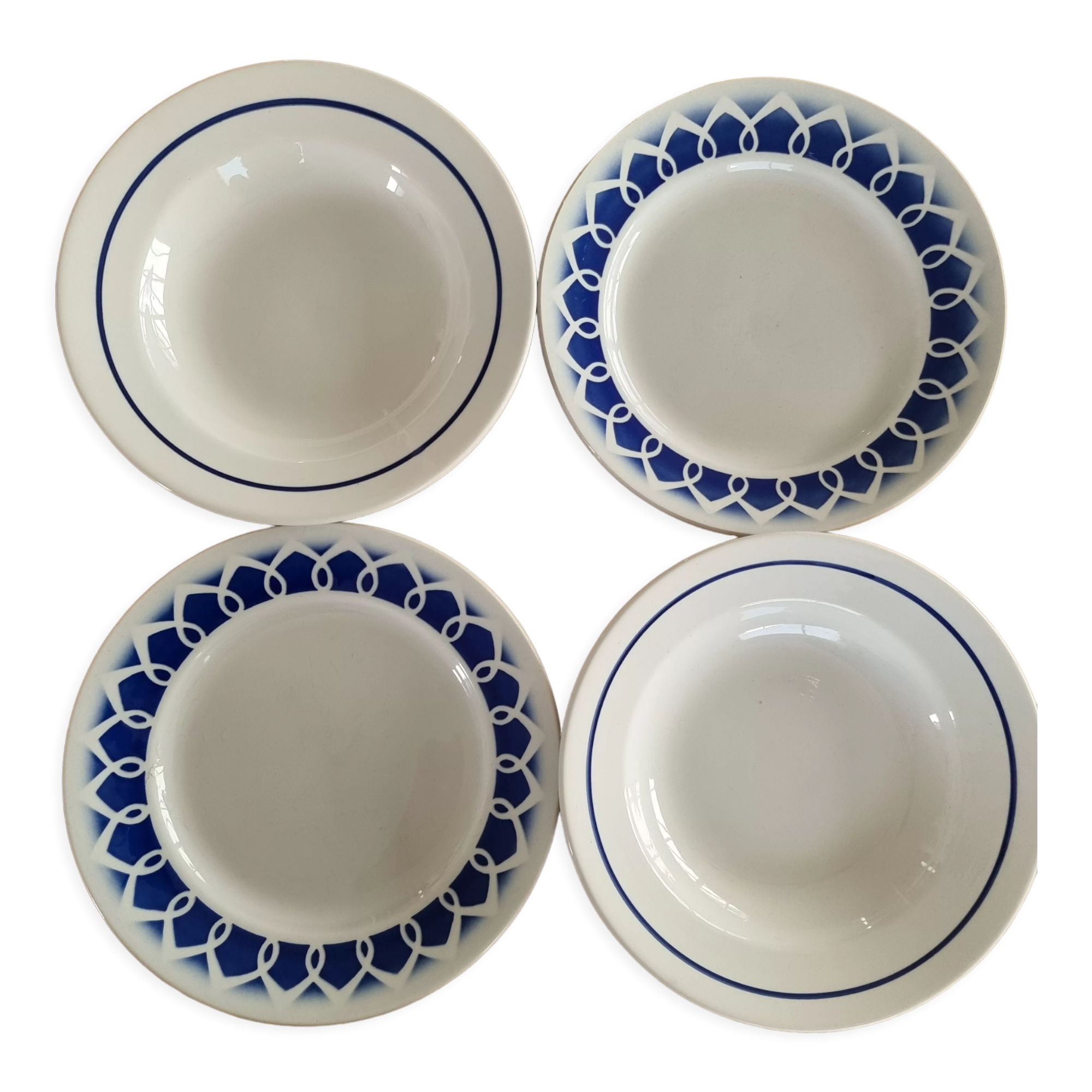 Set of vintage plates