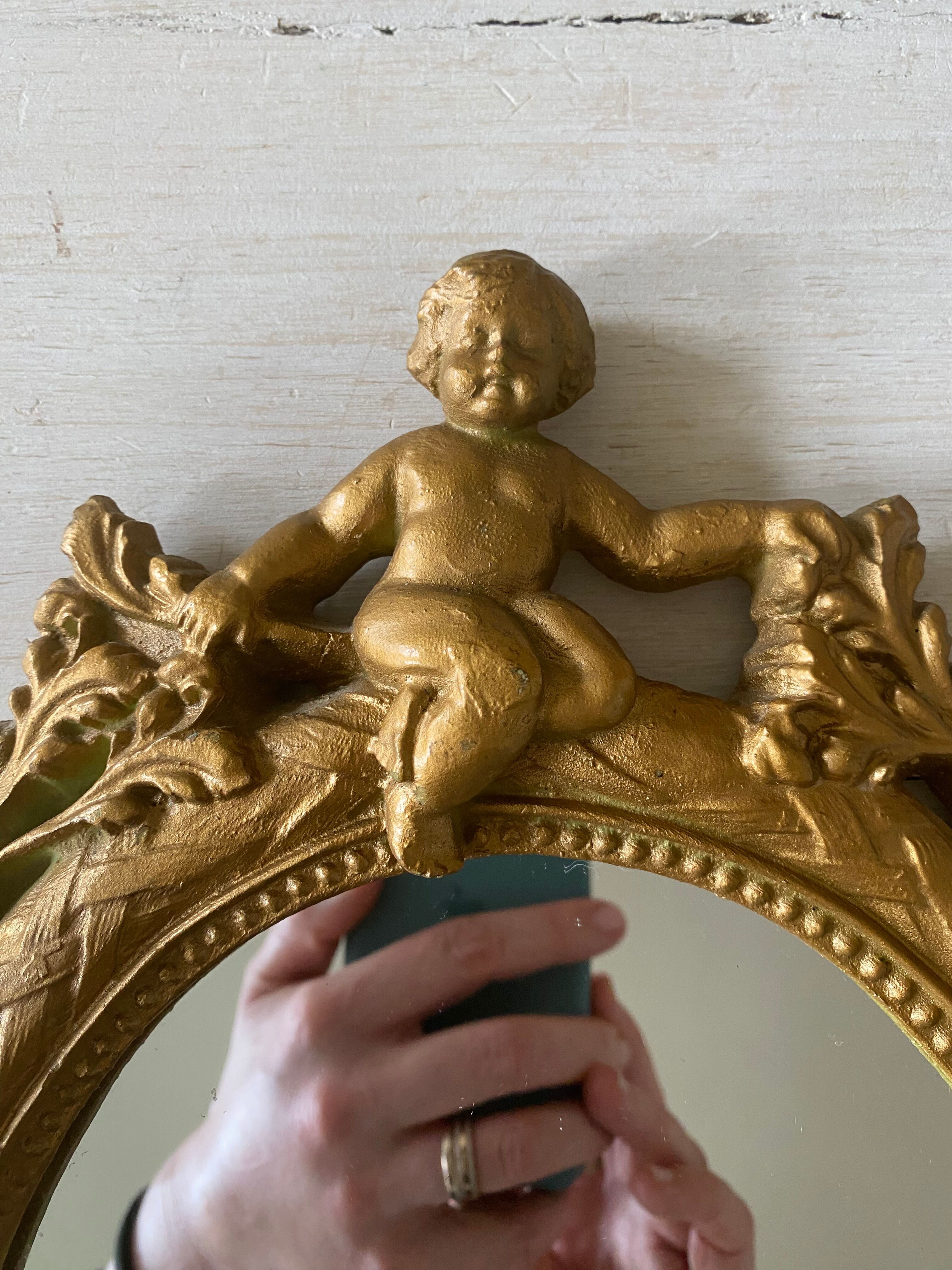 Gilded plaster frame