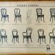 Set de 4 chaises Thonet n°31 vers 1880