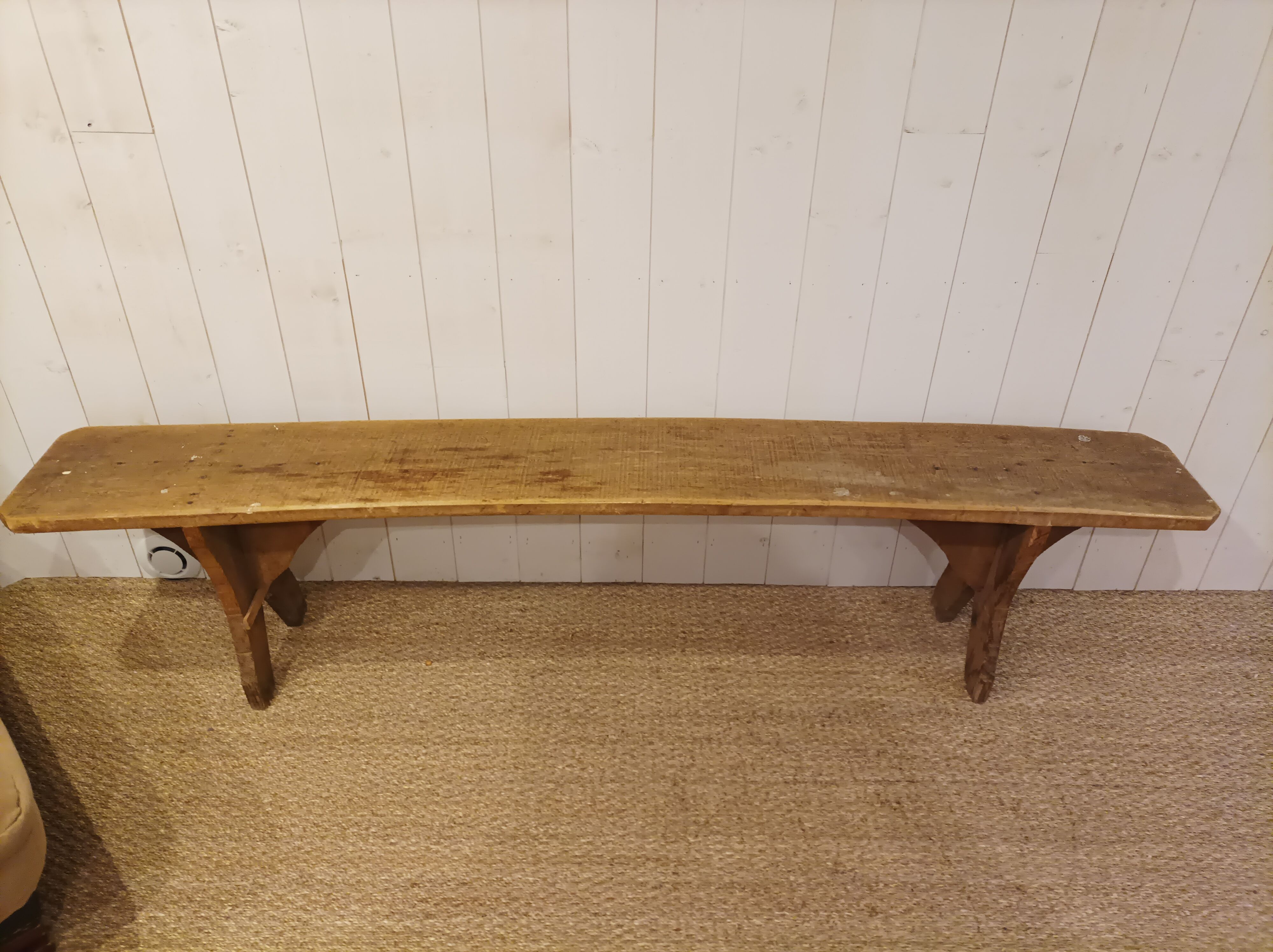 Antique solid wood bench
