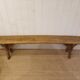 Antique solid wood bench