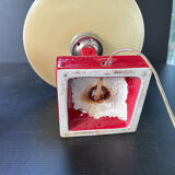 Paire Lampes Vintage Rétro Futuriste OVNI Verre Et Céramique 1970