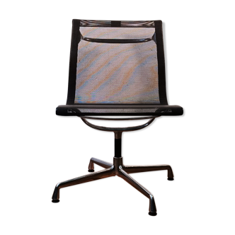 Fauteuil de bureau vintage en métal, chrome et tissu par Jacob Jensen pour  Labofa, Danemark 1960