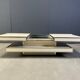 Vintage coffee table by Willy Rizzo for Mario Sabot, 1970s