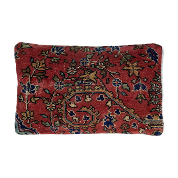 Housse de coussin vintage turque faite à la main, 30 x 50 cm